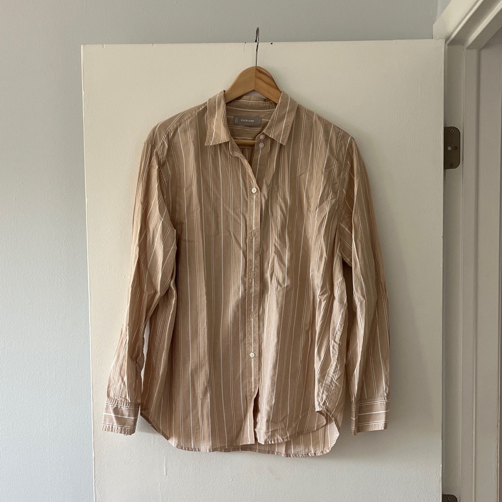 Everlane Striped Button-Up Shirt
